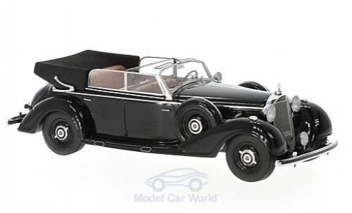 Diecast model cars Mercedes 770 1/43 Matrix Cabriolet D black 1938 offen Mercedes 770 1/43 Matrix Cabriolet D black 1938 offen diecast model cars