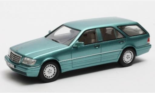 Mercedes S500 1/43 Matrix T-Modell Binz Cadform (S140) Predotyp metallic türkis 1994 diecast model cars