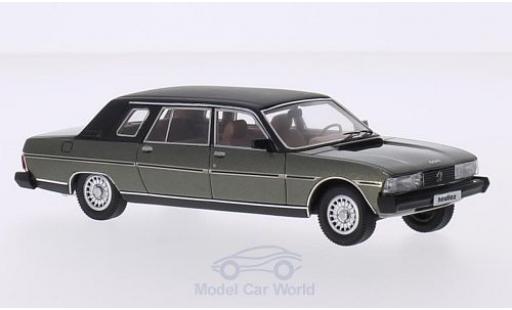Peugeot 604 1/43 Matrix Heuliez Limousine metallic green/matt-black 1980 diecast model cars
