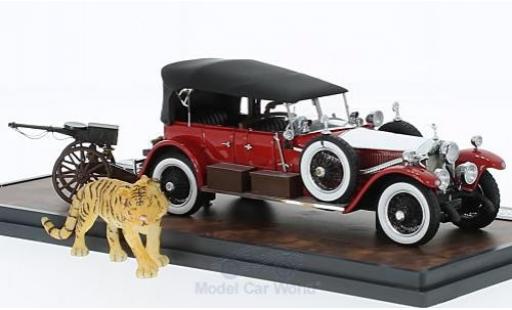 Diecast model cars Rolls Royce Phantom 1/43 Matrix Barker Torpedo Tourer red/grey 1925 HRH Maharaja of Kota #23RC mit Tiger Rolls Royce Phantom 1/43 Matrix Barker Torpedo Tourer red/grey 1925 HRH Maharaja of Kota #23RC mit Tiger diecast model cars