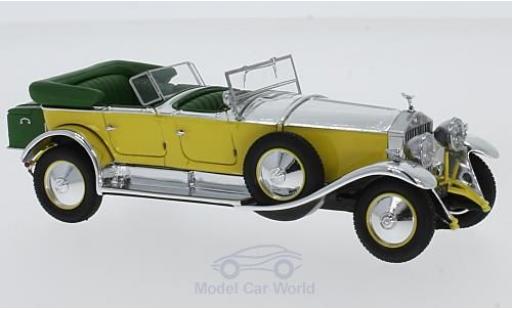 Diecast model cars Rolls Royce Phantom 1/43 Matrix Tourer by Barker #820R yellow/grey RHD 1929 Rolls Royce Phantom 1/43 Matrix Tourer by Barker #820R yellow/grey RHD 1929 diecast model cars