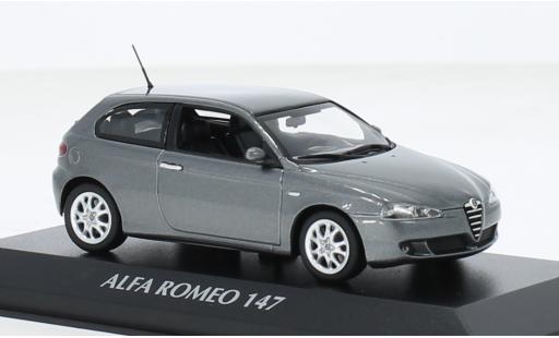 Alfa Romeo 147 1/43 Maxichamps metallise grau 2005 1:43 diecast model cars