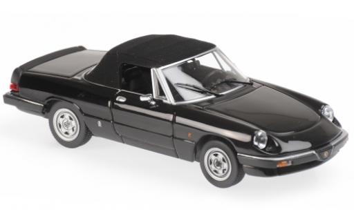 Diecast model cars Alfa Romeo Spider 1/43 Maxichamps black 1983 Alfa Romeo Spider 1/43 Maxichamps black 1983 diecast model cars