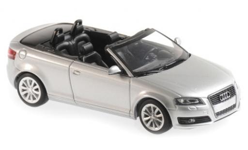 Diecast model cars Audi A3 1/43 Maxichamps Cabriolet grey 2007 Audi A3 1/43 Maxichamps Cabriolet grey 2007 diecast model cars