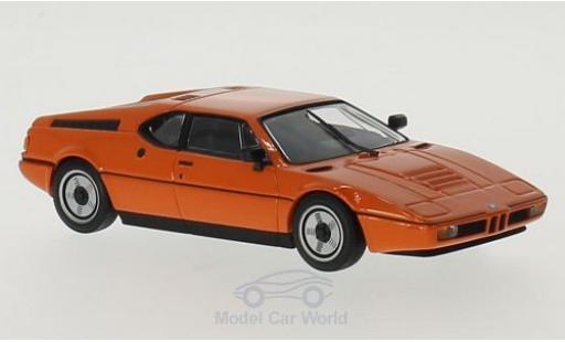 Diecast model cars Bmw M1 1979 1/43 Maxichamps orange 1979 Bmw M1 1979 1/43 Maxichamps orange 1979 diecast model cars