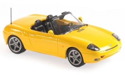 Fiat Barchetta 1/43 Maxichamps yellow 1995 diecast model cars