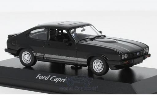 Ford Capri 1/43 Maxichamps MKIII 3.0 S black 1982 diecast model cars