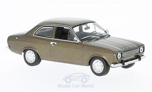 Diecast model cars Ford Escort MKI 1/43 Maxichamps MKI metallic brown 1968 Ford Escort MKI 1/43 Maxichamps MKI metallic brown 1968 diecast model cars