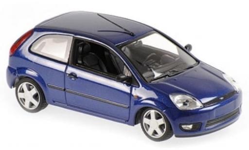 Diecast model cars Ford Fiesta 1/43 Maxichamps metallise blau 2002 1:43 Ford Fiesta 1/43 Maxichamps metallise blau 2002 1:43 diecast model cars