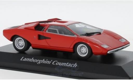 Diecast model cars Lamborghini Countach 1/43 Maxichamps LP 400 red 1970 Lamborghini Countach 1/43 Maxichamps LP 400 red 1970 diecast model cars