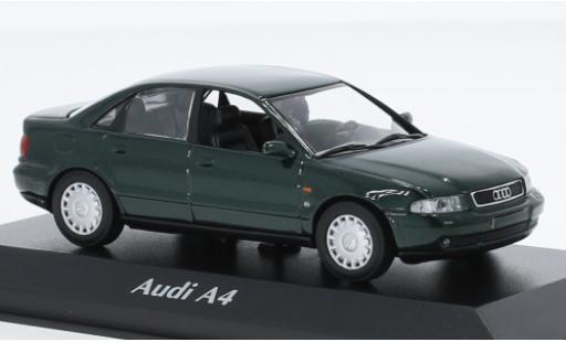 Audi A4 1/43 Maxichamps metallise green foncé 1995 diecast model cars
