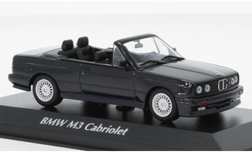 Diecast model cars Bmw M3 1/43 Maxichamps (E30) Cabriolet metallise blue 1988 Bmw M3 1/43 Maxichamps (E30) Cabriolet metallise blue 1988 diecast model cars
