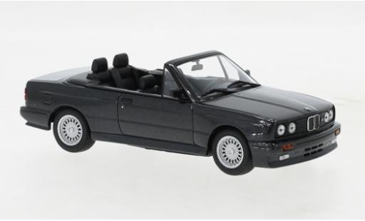 Bmw M3 1/43 Maxichamps (E30) Cabriolet metallise black 1988 diecast model cars