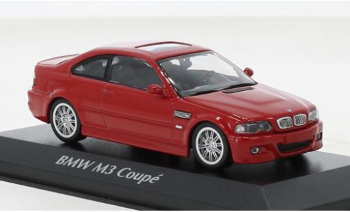 Diecast model cars Bmw M3 1/43 Maxichamps (E46) red 2001 Bmw M3 1/43 Maxichamps (E46) red 2001 diecast model cars
