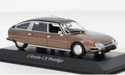 Diecast model cars Citroen CX 1/43 Maxichamps Prestige metallise brown/black 1980 Citroen CX 1/43 Maxichamps Prestige metallise brown/black 1980 diecast model cars