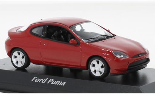 Diecast model cars Ford Puma 1/43 Maxichamps red 1996 Ford Puma 1/43 Maxichamps red 1996 diecast model cars