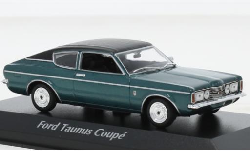 Diecast model cars Ford Taunus 1/43 Maxichamps (TC I) Coupe metallise green 1970 Ford Taunus 1/43 Maxichamps (TC I) Coupe metallise green 1970 diecast model cars