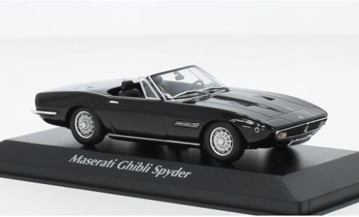 Diecast model cars Maserati Ghibli 1/43 Maxichamps Spyder black 1969 Maserati Ghibli 1/43 Maxichamps Spyder black 1969 diecast model cars