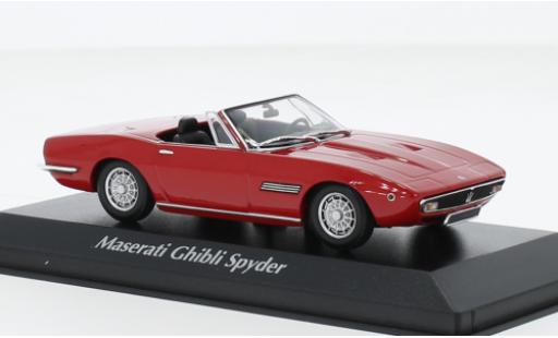 Diecast model cars Maserati Ghibli 1/43 Maxichamps Spyder red 1969 Maserati Ghibli 1/43 Maxichamps Spyder red 1969 diecast model cars
