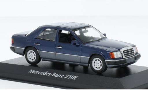 Diecast model cars Mercedes 230 1/43 Maxichamps E (W124) metallise blue foncé 1991 Mercedes 230 1/43 Maxichamps E (W124) metallise blue foncé 1991 diecast model cars