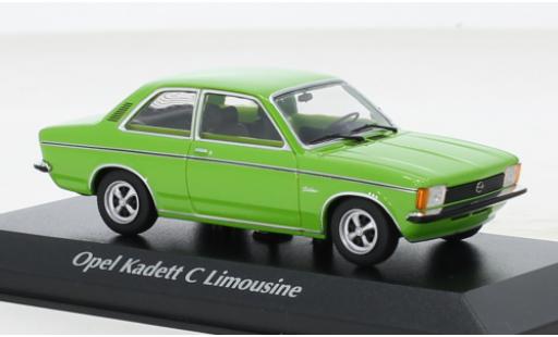 Diecast model cars Opel Kadett 1/43 Maxichamps C Berline green 1978 Opel Kadett 1/43 Maxichamps C Berline green 1978 diecast model cars