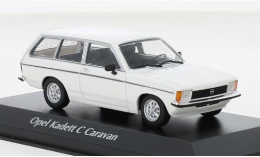 Diecast model cars Opel Kadett 1/43 Maxichamps C Caravan L white 1978 Opel Kadett 1/43 Maxichamps C Caravan L white 1978 diecast model cars