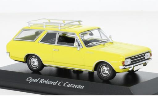 Opel Rekord 1/43 Maxichamps C Caravan yellow 1968 diecast model cars