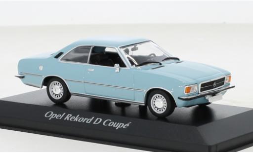 Opel Rekord 1/43 Maxichamps D Coupe blue 1975 diecast model cars