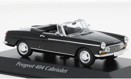 Diecast model cars Peugeot 404 1/43 Maxichamps cabriolet black 1962 Peugeot 404 1/43 Maxichamps cabriolet black 1962 diecast model cars
