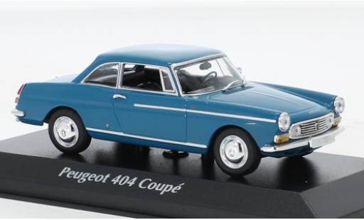 Diecast model cars Peugeot 404 1/43 Maxichamps Coupe blue 1962 Peugeot 404 1/43 Maxichamps Coupe blue 1962 diecast model cars