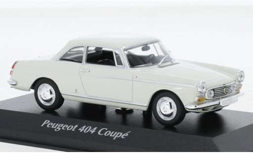Diecast model cars Peugeot 404 1/43 Maxichamps Coupe white 1962 Peugeot 404 1/43 Maxichamps Coupe white 1962 diecast model cars