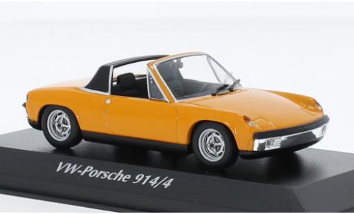 Diecast model cars Porsche 914 1/43 Maxichamps /4 orange 1972 Porsche 914 1/43 Maxichamps /4 orange 1972 diecast model cars