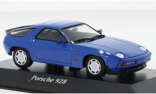 Porsche 928 1/43 Maxichamps S blue 1979 diecast model cars