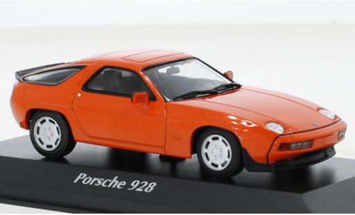 Porsche 928 1/43 Maxichamps S orange 1979 diecast model cars