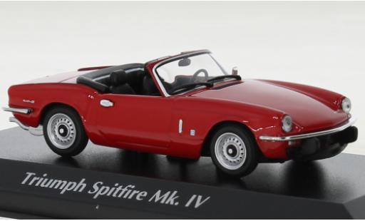 Diecast model cars Triumph Spitfire 1/43 Maxichamps MK IV red 1972 Triumph Spitfire 1/43 Maxichamps MK IV red 1972 diecast model cars