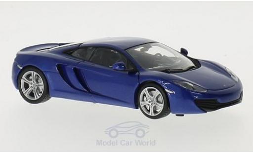 McLaren MP4-12C 1/43 Maxichamps 12C metallic blue 2011 diecast model cars