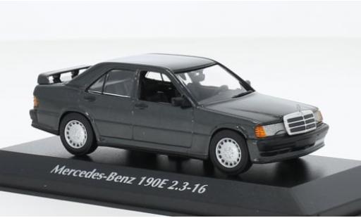 Mercedes 190 1/43 Maxichamps E (W201) 2.3-16 metallise schwarz 1984 1:43 diecast model cars
