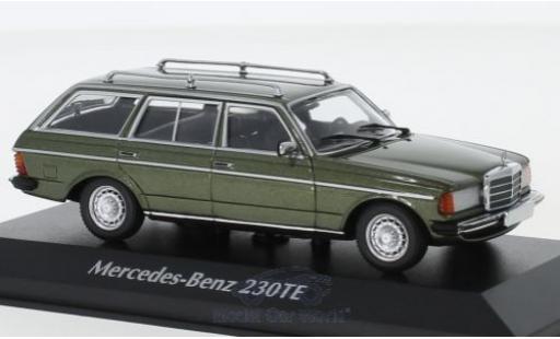 Diecast model cars Mercedes 230 1/43 Maxichamps TE (W123) metallic green 1982 Mercedes 230 1/43 Maxichamps TE (W123) metallic green 1982 diecast model cars