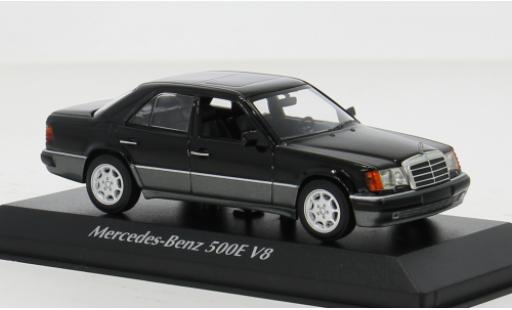Mercedes 500 1/43 Maxichamps E (W124) schwarz 1991 1:43 diecast model cars
