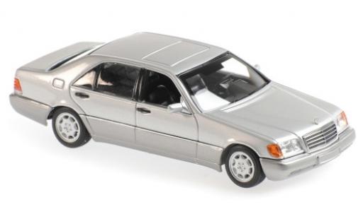 Mercedes 600 1/43 Maxichamps SEL (W140) grey 1992 diecast model cars
