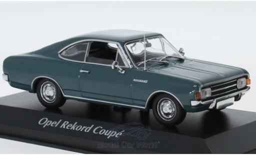 Opel Rekord 1/43 Maxichamps C Coupe blue 1966 diecast model cars