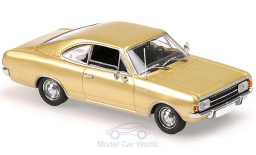 Opel Rekord 1/43 Maxichamps C Coupe gold 1966 diecast model cars