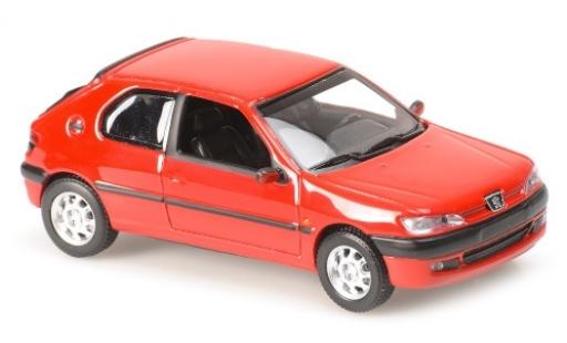 Peugeot 306 1/43 Maxichamps red 1998 diecast model cars