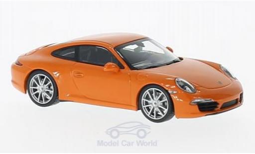 Diecast model cars Porsche 991 S 1/43 Maxichamps 911 () Carrera S orange 2012 Porsche 991 S 1/43 Maxichamps 911 () Carrera S orange 2012 diecast model cars