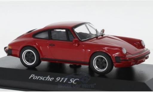 Diecast model cars Porsche 930 1/43 Maxichamps 911 SC red 1979 Porsche 930 1/43 Maxichamps 911 SC red 1979 diecast model cars