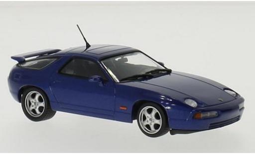 Porsche 928 1/43 Maxichamps GTS metallic blue 1991 diecast model cars
