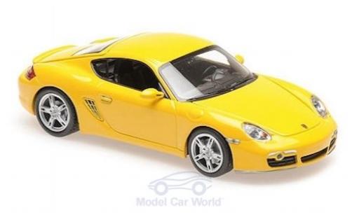 Porsche Cayman S 1/43 Maxichamps S yellow 2005 diecast model cars
