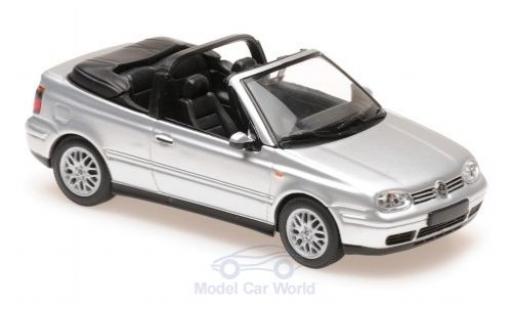 Diecast model cars Volkswagen Golf 1/43 Maxichamps IV Cabriolet grey 1998 Volkswagen Golf 1/43 Maxichamps IV Cabriolet grey 1998 diecast model cars