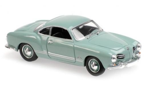Diecast model cars Volkswagen Karmann 1/43 Maxichamps Ghia Coupe blue 1955 Volkswagen Karmann 1/43 Maxichamps Ghia Coupe blue 1955 diecast model cars