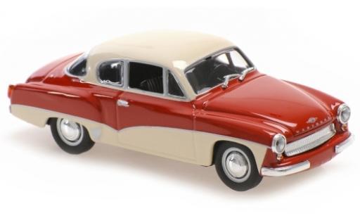 Diecast model cars Wartburg 311 1/43 Maxichamps Coupe red/white 1958 Wartburg 311 1/43 Maxichamps Coupe red/white 1958 diecast model cars